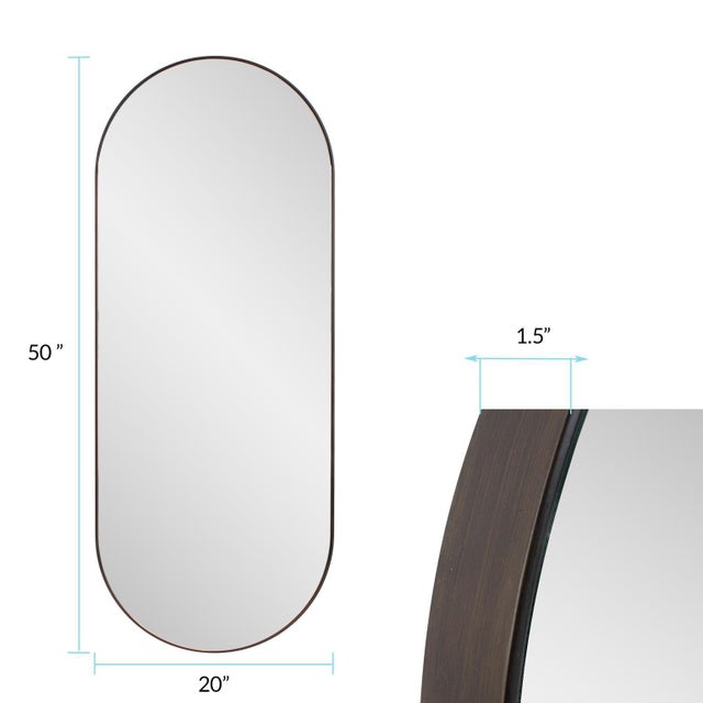 Balducci Oval Mirror- Small For Sale - Image 10 of 11