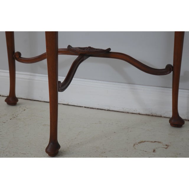 Brown Maitland Smith Attributed Georgian Mahogany Curio Cabinet For Sale - Image 8 of 18