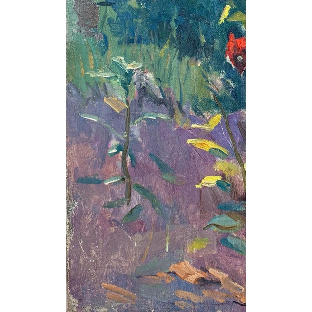 1960s Vintage Ukrainian Impressionist Oil Painting, Rural Landscape, 1960s 36-21 For Sale - Image 5 of 6