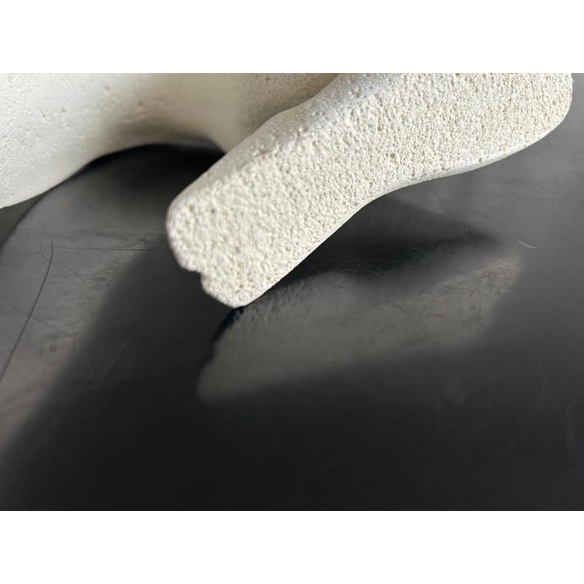 White Stone Sculpture, 1970s For Sale - Image 10 of 13