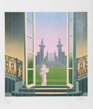 Daniel Sciora, "Phantasme," Lithograph