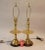 American Vintage Asian Brass Altar Candlestick Table Lamps - a Pair For Sale - Image 3 of 7