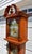 Wood Howard Miller Cherry Grandfather Clock Mechanical Triple Weight Pendulum For Sale - Image 7 of 18