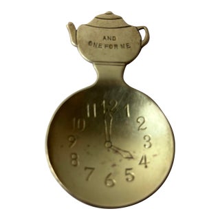 Vintage English Brass Tea Scoop For Sale
