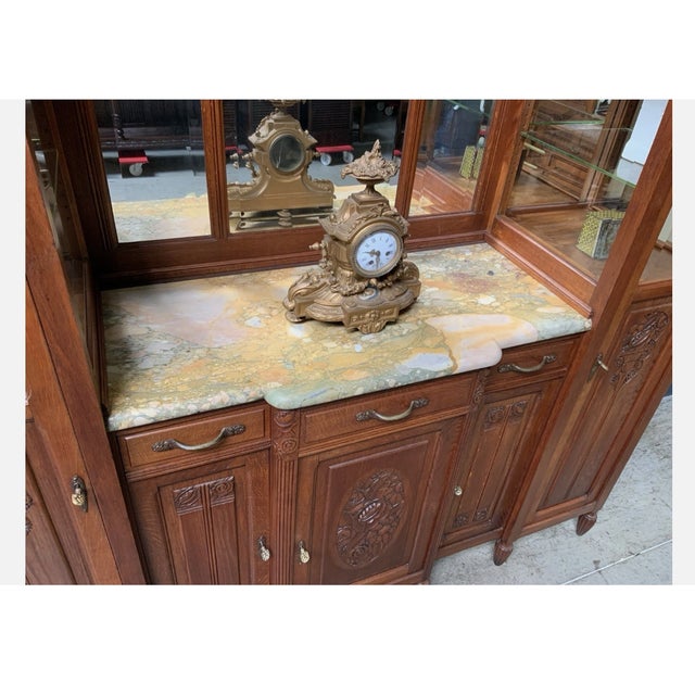 Vintage Art Deco Sideboard in Oak, 1930 For Sale - Image 13 of 14