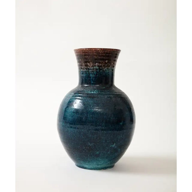 Mid-Century Modern Accolay Pottery Vase For Sale - Image 3 of 8