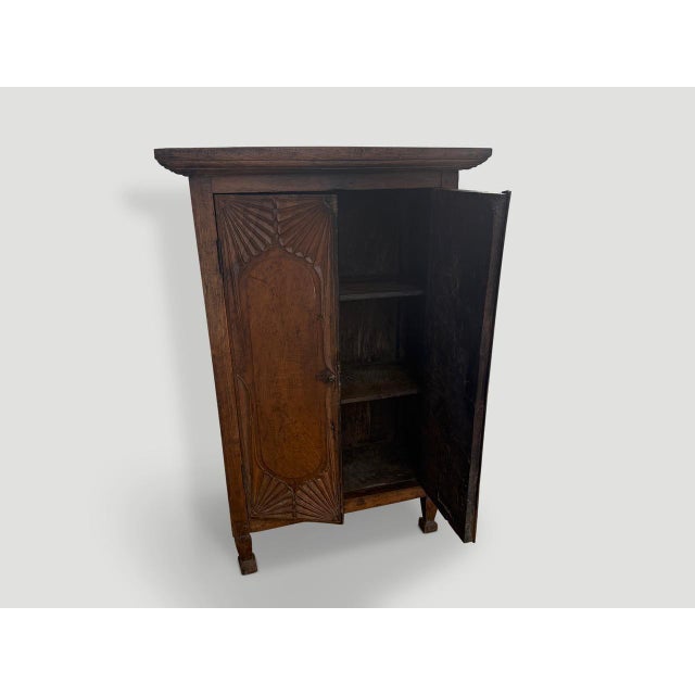Brown Early 20th Century Museum Quality Hand Carved Cabinet For Sale - Image 8 of 18