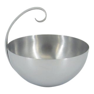 1930s Art Deco Russel Wright for Chase Chrome Ice Bowl/Bucket For Sale