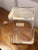 Vintage Lucite Ice Bucket With Tongs and Hinged Lid For Sale In Philadelphia - Image 6 of 11