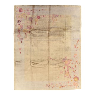 Galerie Shabab Collection Mid-20th Century Chinese Art Deco Room Size Carpet For Sale