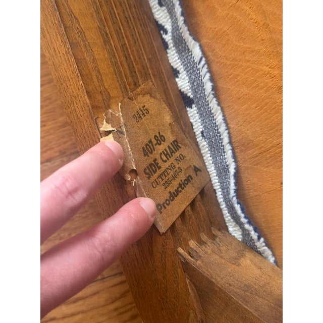 Drexel 1950s Mid-Century Modern Walnut Side Chair For Sale - Image 4 of 8