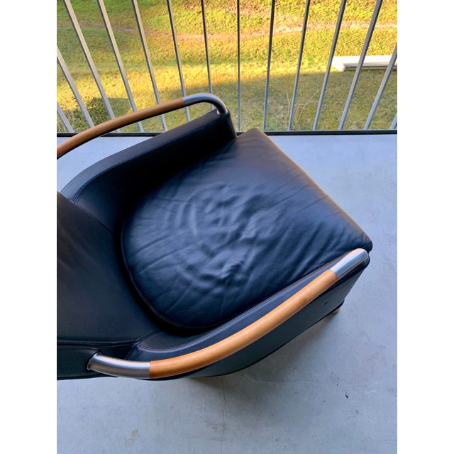 Leather Armchair by Massimo Scolari for Giorgetti For Sale - Image 13 of 18