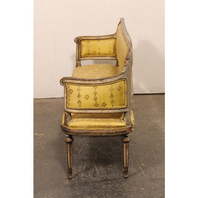 A Superb Late 18th C. Italian Sofa Bench For Sale - Image 4 of 11