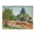 Watercolor Arched Bridge Landscape Painting, Prescott Mike Jones For Sale