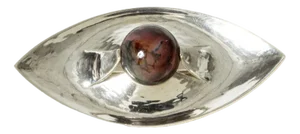 Modernist Silver Brooch by Elis Kauppi, 1961
