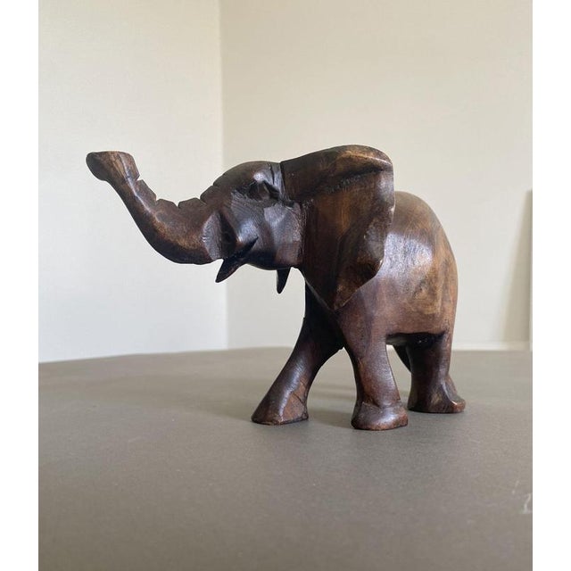 Late 20th Century Carved Wooden Elephant, Italy For Sale - Image 5 of 16