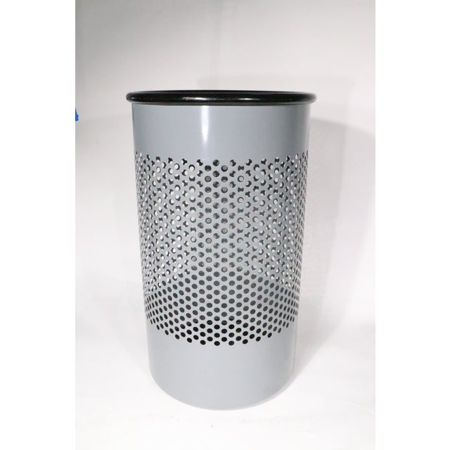 Post Modern Memphis school Caribbo 1000 waste can designed by Raul Barbieri and Gino Marianelli made by Rexite ,Milano...