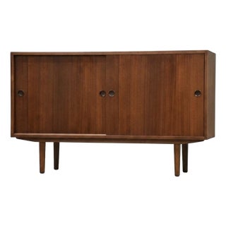 Refinished Borge Mogensen 53” Teak Credenza For Sale