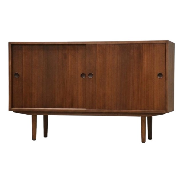 Refinished Borge Mogensen 53” Teak Credenza For Sale