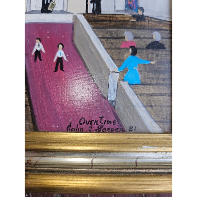 Charming Primitive New Hope Pa Painting by John Loeper For Sale In Philadelphia - Image 6 of 6
