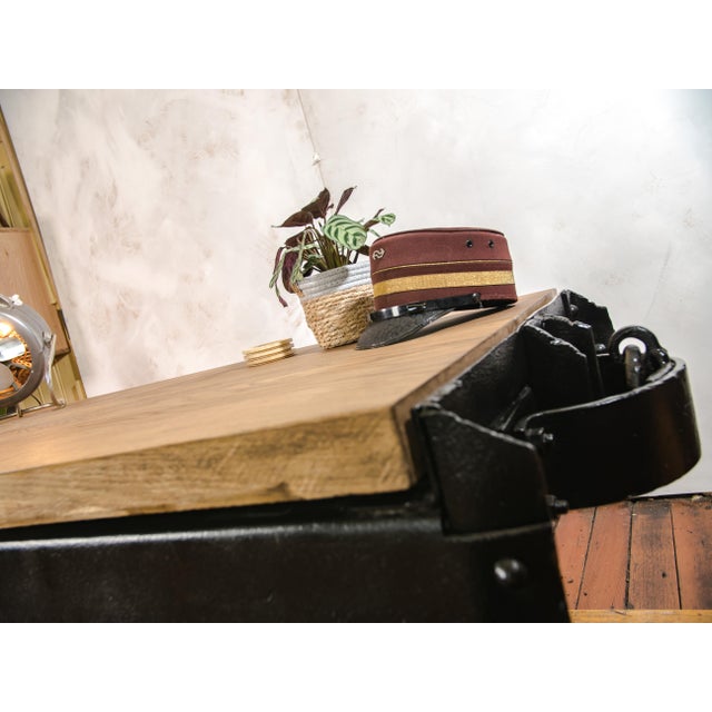 Vintage French Mining Cart Coffee Table, 1920s For Sale - Image 11 of 18