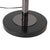 Black Nova of California Bloom Torchiere Floor Lamp, 1970s - Black Nickel, Black Marble Base, White Satin Shade, Dimmer For Sale - Image 8 of 8
