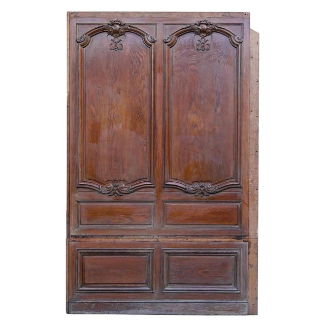 Louis XV Style Carved Oak Antique French Paneling - Ten Piece Set For Sale In New York - Image 6 of 12