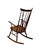 Wood Antique Windsor Rocking Chair, 1890 For Sale - Image 7 of 9