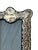 1970s 1970s Rococo Revival Silverplated Picture Frame With Floral Scrollwork and Crest Cartouche 8.5" X 6.5" for 4"x6" Image For Sale - Image 5 of 11