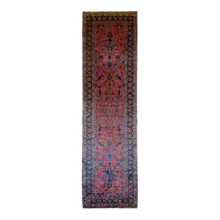 19th Century Zabihi Collection Magnificent Superfine Persian Silk Kashan Rug - 1'6" x 5'3" For Sale