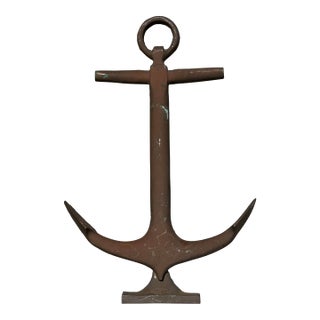 Brass Oversized Anchor For Sale