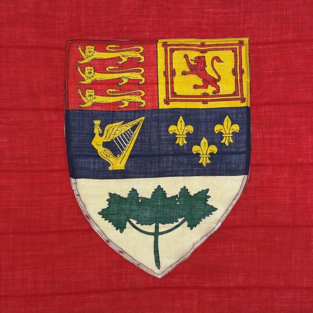 Oversize Vintage Wool Flag of Canada, Red Ensign For Sale In Los Angeles - Image 6 of 7
