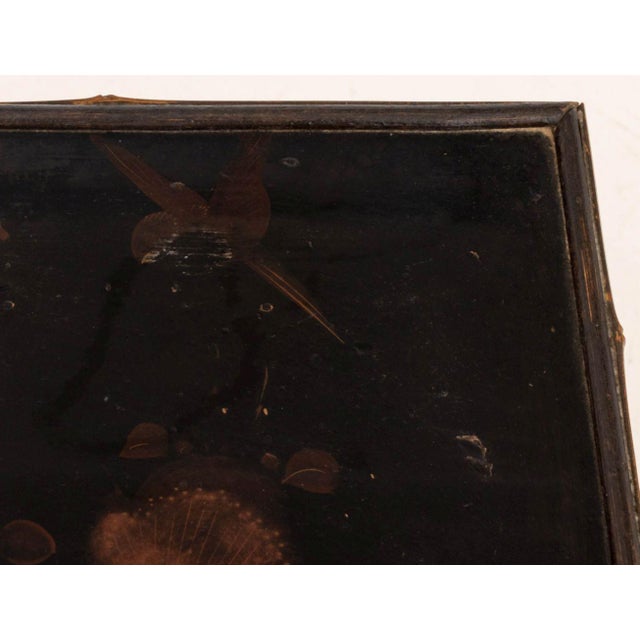 Brown Aesthetic Movement 2-Tier Bamboo Side Table For Sale - Image 8 of 8