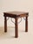 This vintage side table set features a sturdy iron base paired with warm, solid wood tops. The clean, architectural lines...