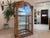 Biedermeier Display Cabinet in Walnut For Sale - Image 4 of 15