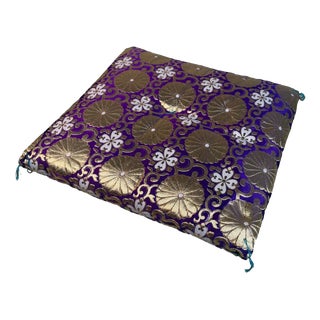 Japanese Ceremonial Haishiki Floor Cushion, 1980s For Sale