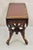 Antique Eastlake Victorian Leather Top Walnut Dropleaf Parlor Game Table For Sale - Image 12 of 12