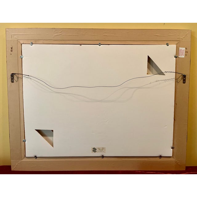 Wood 1998 Original Alexander v. Orlov Oil on Canvas Framed & Signed Painting For Sale - Image 7 of 8