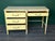 1970s Faux. Bamboo Canary Yellow Desk by Henry Links For Sale In Miami - Image 6 of 8