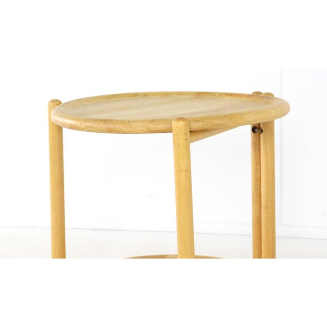 Beautiful Danish Trolley / Tea Table made of solid wood, with removable trays. A very attractive and solidly crafted...