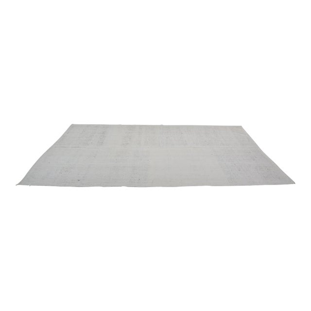 1960s Beige Handmade Traditional Turkish Kilim Rug For Sale