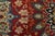 Kashan Rug 7’1” X 10’10” Red Wool Vintage Traditional Hand-Knotted Carpet For Sale - Image 10 of 14