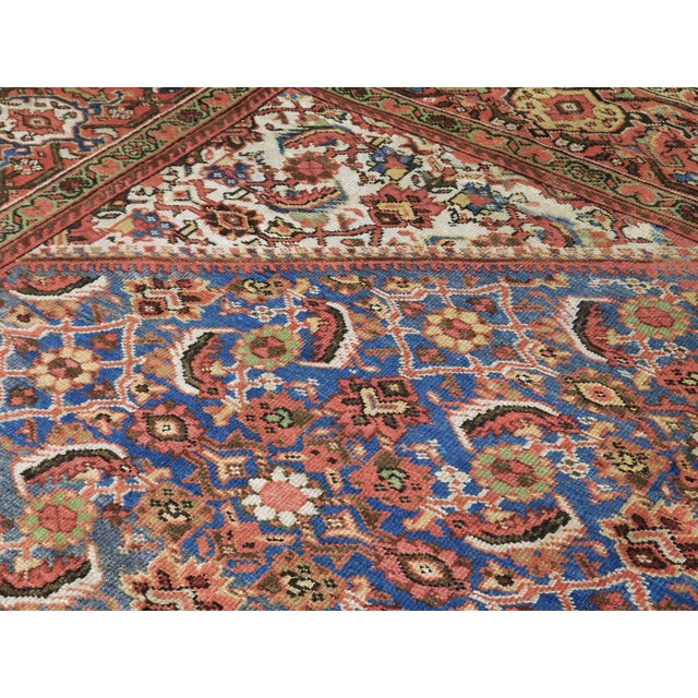 Antique Hand-Knotted Persian Sultan Abad Rug. 8'10"x 13' For Sale - Image 9 of 18