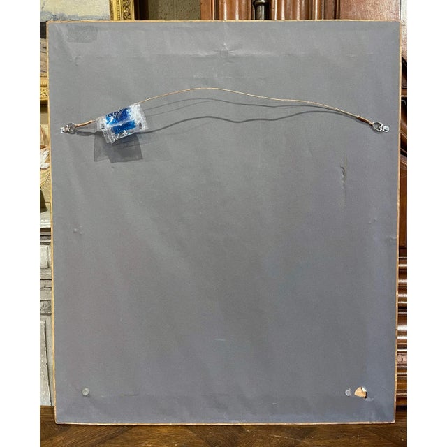 Mid-Century Framed Oil on Canvas Painting by Walter Krawiec For Sale - Image 12 of 13