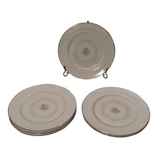 Set of 6 Sweet Afton Pattern Plates by Nasco For Sale