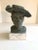 Stone 1950s Terracotta Sculpture of Cyrano De Bergerac on Marble Base For Sale - Image 7 of 12