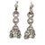 One-of-a-Kind Talia Jade Deco Revival Diamond Drop Earrings Platinum 5.50 Ct For Sale - Image 4 of 11