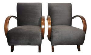 Set of Armchairs by Jindrich Halabala, 1940s