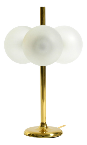 Vintage Space Age Brass Table Lamp from Kaiser Leuchten, 1960s