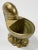 Hollywood Regency Vintage Brass Nautilus Shell Cachepot Planter For Sale - Image 3 of 9